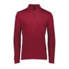 Augusta Sportswear Men's Attain Light Weight Wicking Knit 1/4 Zip Pullover Cardinal L view 1
