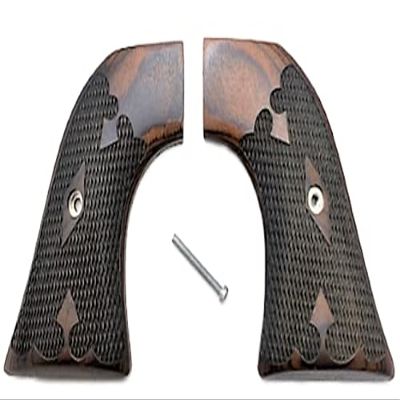 Premium Ruler Wrangler Grips  Ruger Wrangler Grips .22 LR Replacement, Rosewood Gentleman Style with Screw
