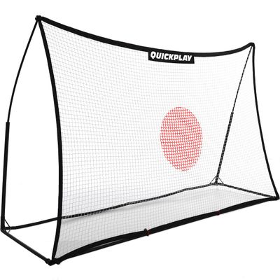QUICKPLAY Spot Target Soccer Rebounder | Weather-Resistant Rebound Net with Carry Bag | Great for Passing, Receiving, and Trapping Practice | Ideal for Team or Solo Training