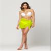 Conceited Swimsuit Coverup for Women - Cover ups for Swimwear Women - Beach Sarong Skirt - Neon Yellow - Small-Medium view 4