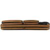 Longoni Giotto Autunno Luxury Leather Pool Carom Billiard Soft Cue Case 4 x 8 view 2