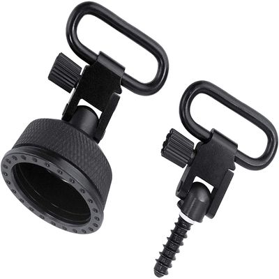 Hunting Explorer Gocher Quick Detachable Sling Swivel Cap Set with 1" Quick Release Tri-Lock Swivels Adapter for REM 870 12GA S8002