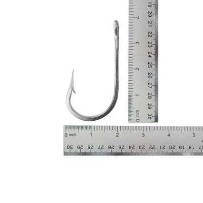 50pcs 7691S Stainless Steel Hook Size 11/0 Big Game Hook Southern Tuna Hook - Fish WOW!