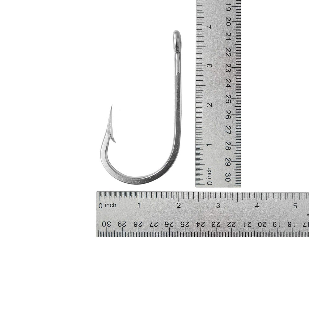 50pcs 7691S Stainless Steel Hook Size 11/0 Big Game Hook Southern Tuna Hook - Fish WOW!