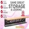 iBobbish Trophy and Medal Hanger Display Shelf, 16inchL, Metal 20 Hooks, Extra Large Bamboo Trophy Board, 33lbs Weight Capacity view 3
