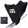 CKIDS Parallel Landmine Handle V Shape T Bar Row Attachment for Barbell, Fits 2 Inch Olympic Barbell Bar view 1