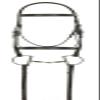 ARAMAS Fancy Square Raised Padded Bridle with Fancy Lace Reins
