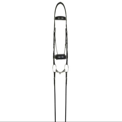ARAMAS Raised Zero Shaped Padded Dressage Bridle with SureGrip Reins