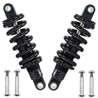 VXXV Mountain Bike Rear Shock Absorber 2pcs MTB Bicycle Biliary Spring Steel 125/150/165/190mm (Color : 125mm, Size : 1500 Lbs)