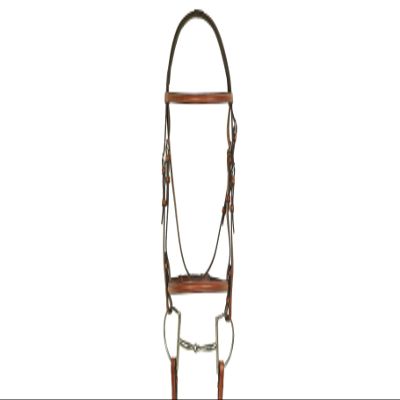 ARAMAS Plain Raised Padded Bridle with Raised Rubber Grip Reins