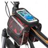 PJLANDI Bicycle Handlebar Bag Cycling Front Frame Tube Holder Case Phone Storage Riding Equipment Saddle Accessory Under 6.2 view 1