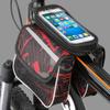 PJLANDI Bicycle Handlebar Bag Cycling Front Frame Tube Holder Case Phone Storage Riding Equipment Saddle Accessory Under 6.2 view 3