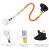 YJSD Table Tennis Trainer, Rapid Rebound Ping Pong Ball Machine with Sucker, Trainer Clip Accessory, Professional Table Tennis Training Robot Fixed view 2