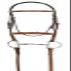 ARAMAS Fancy Raised Bridle with Fancy Lace Reins view 1