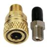 UP100 PCP Airforce Paintball Stainless Steel Double End Male Plug with Quick Disconnect M10 Female Coupler Connector and Other Hose Combination (Type 9) view 1