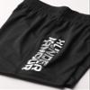 Under Armour Boys' Prototype Performance Shorts, Elastic Waistband, Lightweight & Fast-Drying, Black Signature White, 6 view 2