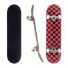 Awaken 8 Inch Complete Skateboard - Red Checkerboard view 1