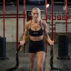 4KOR Deluxe Shoulder and Full Body Cross Anchored Resistance Cord System with Interchangeable Handles, Foot Straps, and Workout Guide. Exercise Bands with Nylon Sleeves, Anchors, and Carry Bag view 2
