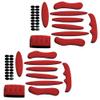 MTGHYARE Bike Helmet Padding Kit, Universal Bicycle Helmet Replacement Foam Pads Set Cushions for Bike Cycling Motorcycle (Set of 2 Red) view 1