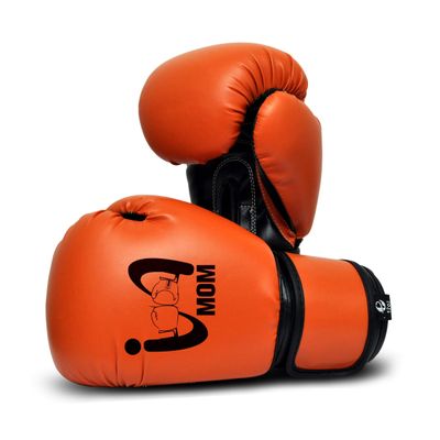 I Boxing Mom - Kids Boxing Gloves MMA Boxing Muay Thai Bag Work (Orange, 8 Oz)