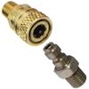 UP100 PCP Airforce Paintball Stainless Steel Double End Male Plug with Quick Disconnect M10 Female Coupler Connector and Other Hose Combination (Type 10) view 1