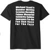 T-Line Men's The Office Tv Series Fun Run Graphic T-Shirt (Black, Large) view 2