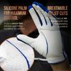 Copper Tech Golf Gloves Men Right Handed Golfer Or Left Handed Golfer (2 Pack)| Copper Compression Joint Support | Flexible & Comfortable Fit with AAA Leather view 3