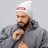 YNWA Block Liverpool Cuffed Soccer Beanie White view 2