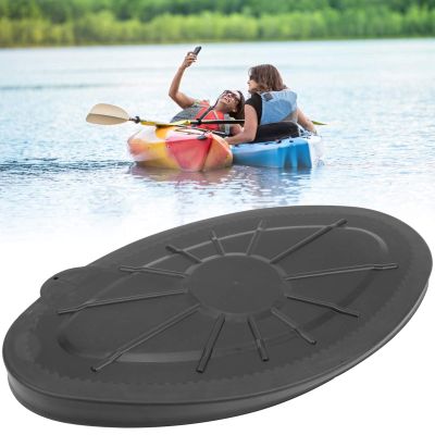 Wosume Deck Hatch Cover, Waterproof Round Hatch Cover Plastic Deck Cover, Deck Inspection Plate for Marine Boat Kayak Canoe Adult Children Outdoor Use