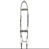ARAMAS Plain Raised Padded Bridle with Raised Rubber Grip Reins