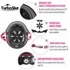 TurboSke Skateboard Helmet, BMX Helmet, Multi-Sport Helmet, Bike Helmet for Kids, Youth, Men, Women (Black&Pink, L/XL (22.8"-24")) view 4