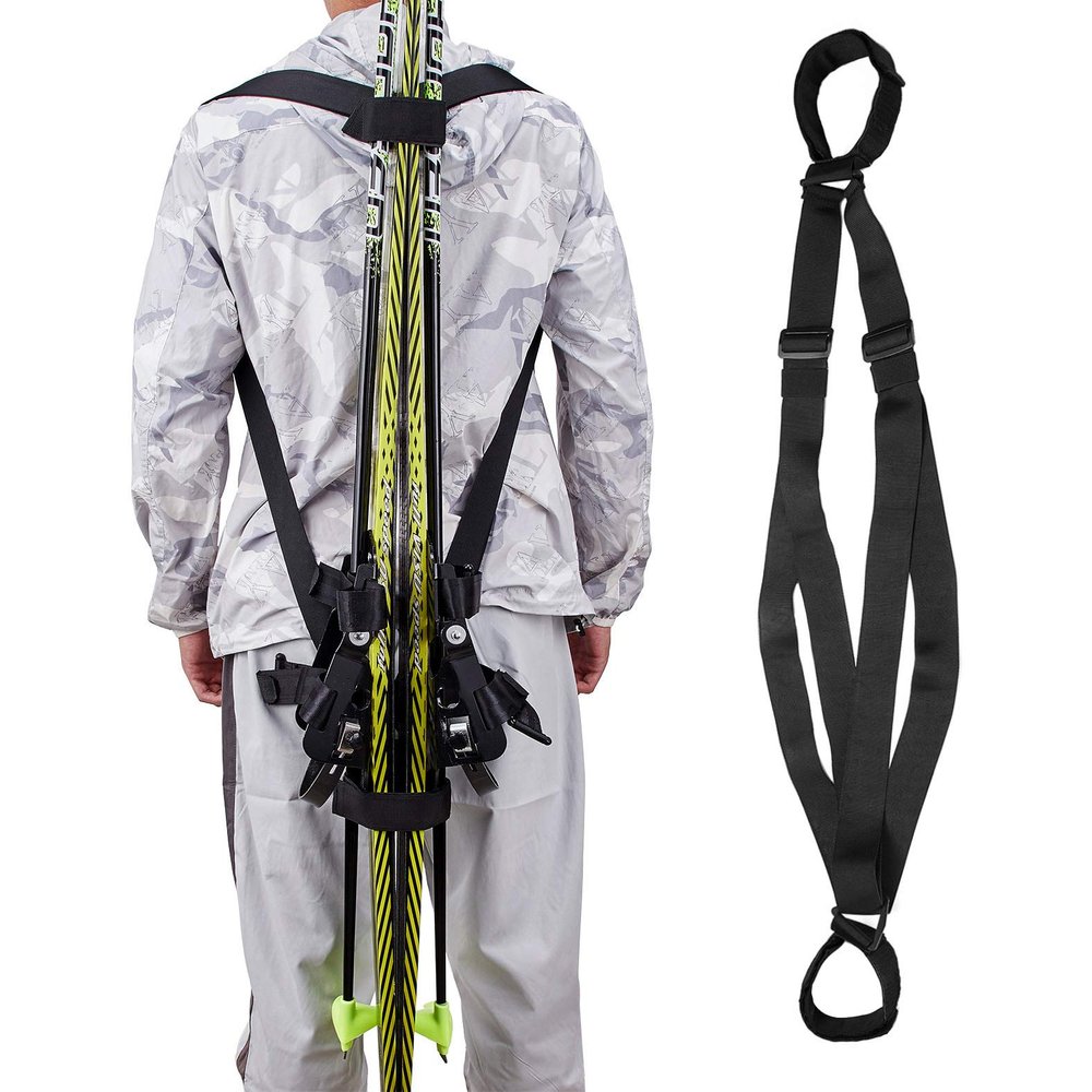 MOPHOEXII Ski Carrier Strap-Ski and Pole Carrier Adjustable Size-Kids Ski Carrier for Transport,Great for Families