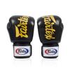 Fairtex BGV19 Deluxe Tight-Fit Gloves (Black, 16 oz) view 3