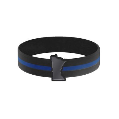 Thin Blue Line State Bracelets, X-Large, 9-Inch - Thin Blue Line USA