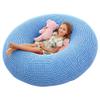 ROPECUBE Sensory Teaching Aids, Children's Tire Sofa, Training Equipment, Indoor Early Education Kindergarten, Elastic Frame is in The Middle Without Touching The Ground (Light Blue) view 1