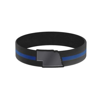 Thin Blue Line State Bracelets (8, Nebraska)