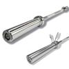 Diameter 2-inch standard Olympic training bars weightlifting barbells (47"/60"/6 ft/7 ft) double-card reed (Silver-47") view 1