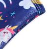 Girls Gymnastics Leotards With Shorts Size 5-6 Years Old 5t Sparkly Biketards Rainbow Stars Galaxy Blue Purple view 3
