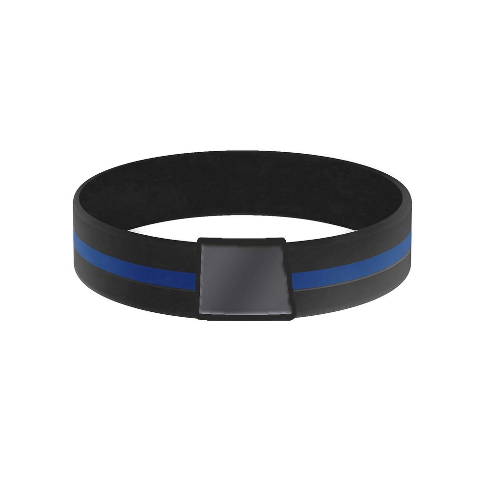 Thin Blue Line State Bracelets, X-Large, 9-Inch - Thin Blue Line USA