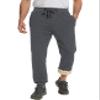 PEHMEA Fleece Lined Sweatpants for Men, Winter Warm Sherpa Joggers Lounge Pants with Pockets(11 Grey (Close-Bottom)-XXL) view 4
