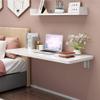 WANGPP Wall-Mounted Folding Table,Cold Rolled Steel Folding Shelf Bench Table Bracket, Office, Bedroom, Kitchen(Multi Size) view 1
