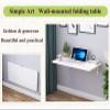 WANGPP Wall-Mounted Folding Table,Cold Rolled Steel Folding Shelf Bench Table Bracket, Office, Bedroom, Kitchen(Multi Size) view 4