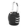 Hard to Crack Practical Black Luggage Password Lock, Compact Size Anti-theft Suitcase Password Lock, Backpack Toolboxes for Lockers Luggage view 3