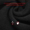 Men's Winter Warm Gloves Wool Lining Knitted Warm Fingerless Gloves (Color : Black, Size : XL) view 4