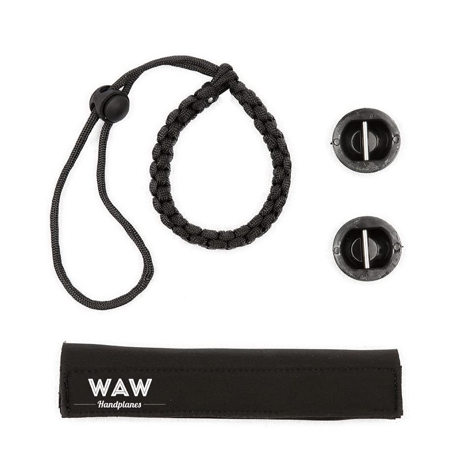 WAW Handplanes Bodysurfing handstrap kit, bio Rubber Adjustable DIY Hand Strap, handboard Strap, handplane Strap, Yulex