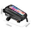 WILD MAN Rainproof Touch Screen Front Frame Bike Bag Top Tube for Mountain Road Bike MTB Cycling (X2,red) view 4