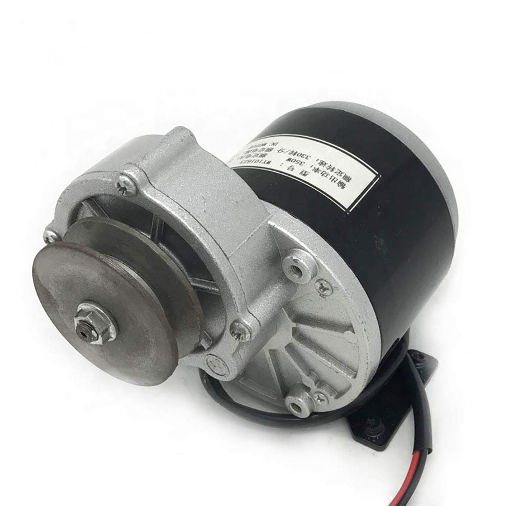 MY1016Z3 350W 36V AVG Robot Driver Belt Pulley Drive Electric Bike Motor Kit Accessory DC Motor for Toy Kick Scooters