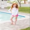 Made in USA Long Sleeve Girls' Rashguard Swimming Suit Swim Tshirt Tee UPF50+ Sun Protection for Beach Pool Summer Fun, Polka Dot - Pink/White, 12/18m view 4