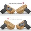 Amberide S&W Shield Plus IWB Holster,Kydex-Boltaron Inside Waistband Fit M&P Shield Plus M2.0 M1.0 3.1" 9mm/.40,Secure Retention,Quick Draw,030 Cant view 2