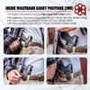 Amberide Glock 43/43X IWB Holster, Kydex-Boltaron Inside Waistband Fit Glock 43 & 43X Pistols, Secure Retention, Low-Print Design, 030 Adjustable Cant view 4